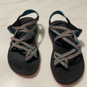 Chaco Women’s Vibram Strap Sandal ZX/2 Size 7 Fiesta Rainbow